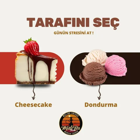 Cheesecake mi dondurma mı — tatlı seçenekleri